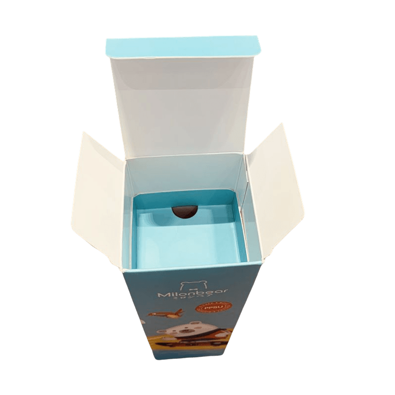 Kundenspezifisches Design für Flaschen aus Papier für ätherische Öle, kosmetische Verpackungsboxen, Glasbecher-Papierboxen