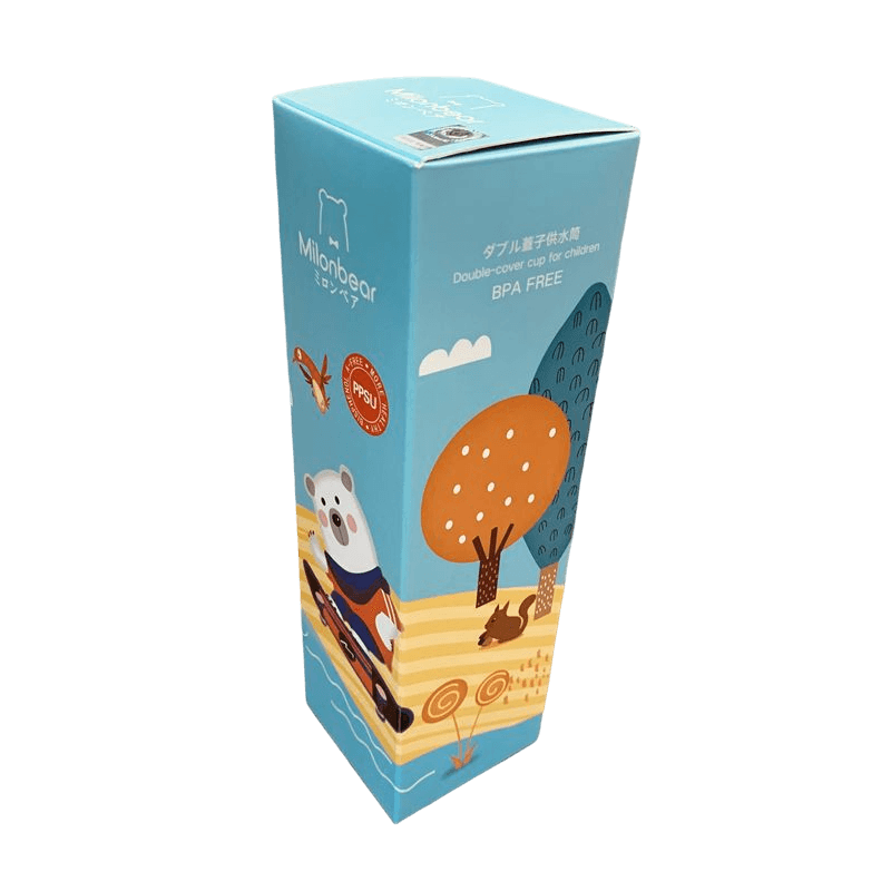 Kundenspezifisches Design für Flaschen aus Papier für ätherische Öle, kosmetische Verpackungsboxen, Glasbecher-Papierboxen