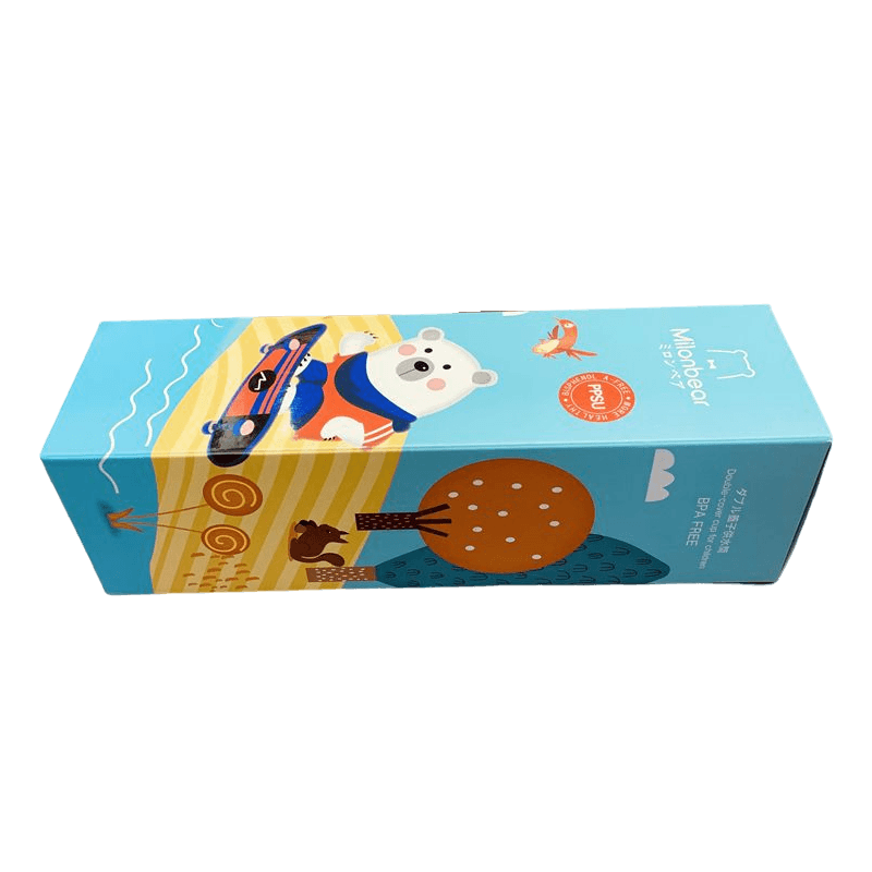 Kundenspezifisches Design für Flaschen aus Papier für ätherische Öle, kosmetische Verpackungsboxen, Glasbecher-Papierboxen