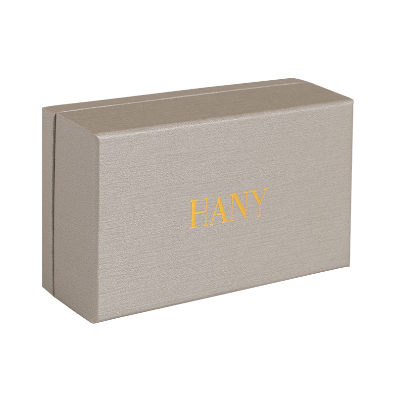 Individuell bedruckte, hochwertige Goldfolien-Geschenkbox, Schmuckschatulle, Pappschachtel mit Deckel