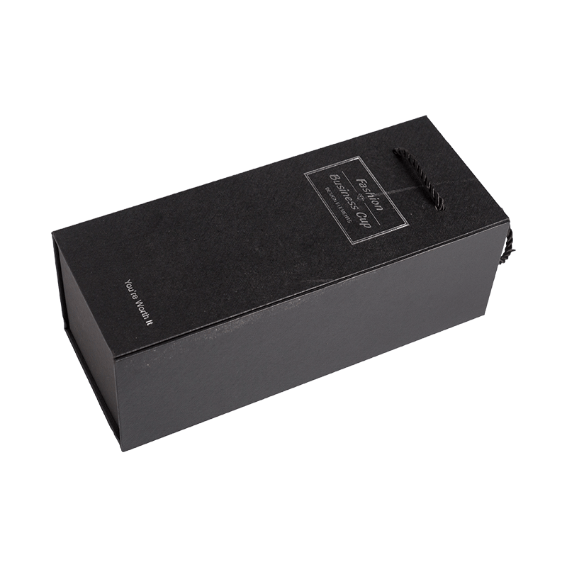 Luxus-Weinboxen mit individuellem Logo, Geschenkbox aus schwarzem Karton, Weinflaschen-Geschenkboxen-Verpackung