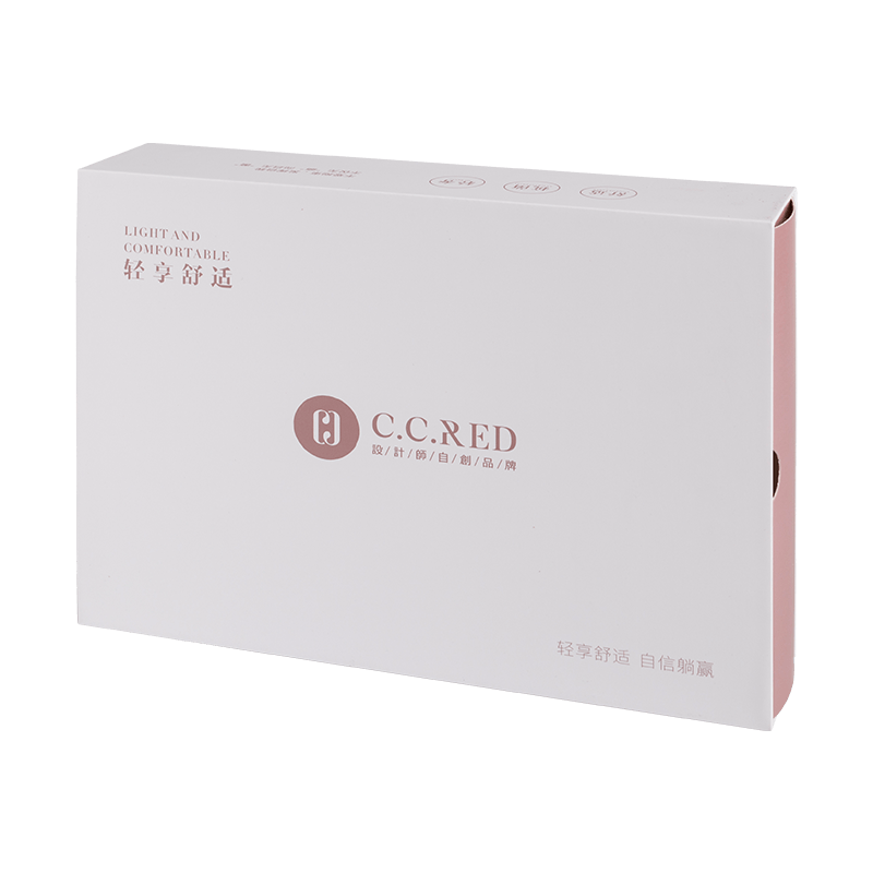 Großhandel mit bedrucktem, individuellem Logo, Papierkarton, Schubladenpapierbox, Unterwäsche-Verpackungsbox