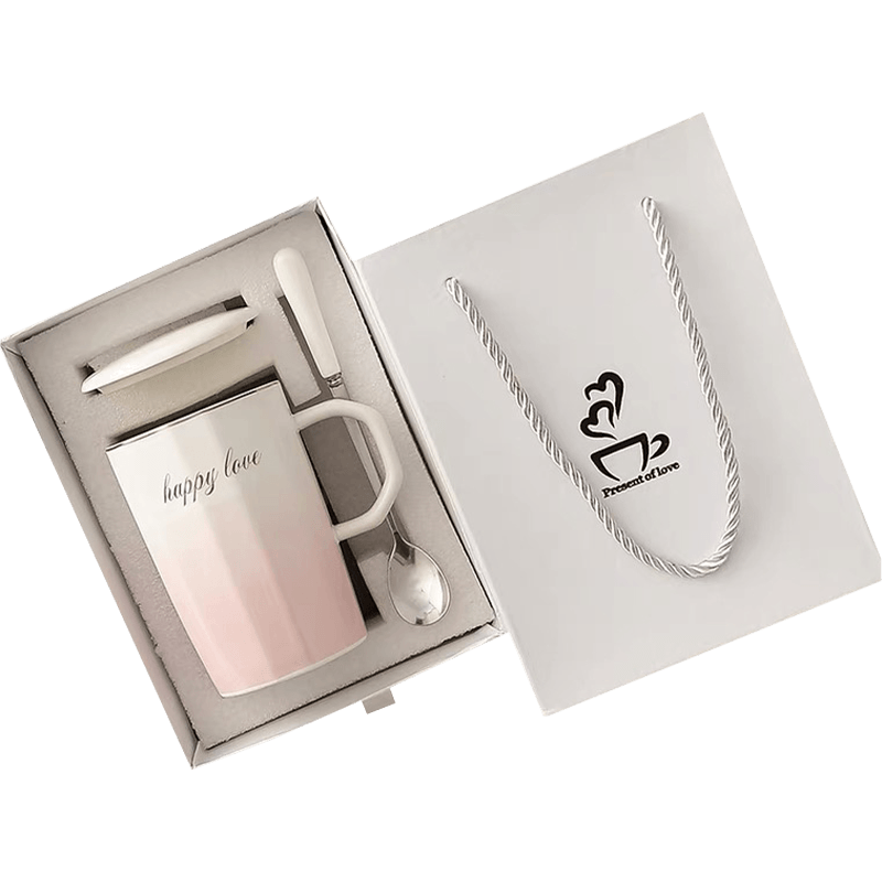 Benutzerdefinierte Logo Luxus Becher Set Wellpappe Box Kaffeetasse Verpackung Papierbox mit Einsatz